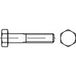 TOOLCRAFT TO-6858096 Boulon à tête hexagonale M20 110 mm Hexagonal extérieur DIN 931 Acier Laminé et enduit 25 pièce(s)