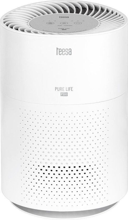 Teesa TSA0115 Pure Life 500 Luchtreiniger - Luchtzuiveraar met 3-traps filtersysteem - Wit