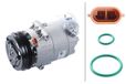 HELLA Thermo-Expertise Klimakompressor 12 V, Durchmesser 110 mm, kompatibel mit VW