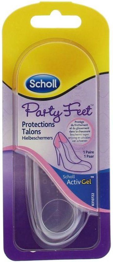 Scholl ActivGel Inlegzolen - Hielbeschermers - 1 Paar - Unisex - Transparant - One size