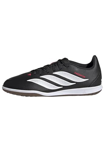 adidas Predator Club Sala Indoor voetbalschoenen voor kinderen, uniseks, Core Black/Ftwr White/Lucid Red, 30.5 EU
