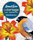 Méditation: Grand livre coloriage par numéros