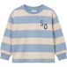 s.Oliver Sweatshirt rayé coupe droite avec détail imprimé - intérieur gratté enfant