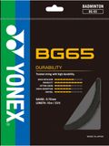 Yonex BG65 cordage de badminton - noir - set de 10m