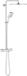 Grohe Rainshower SmartActive Cube Doucheset met thermostaat 310, 3-jets, chroom 26649000