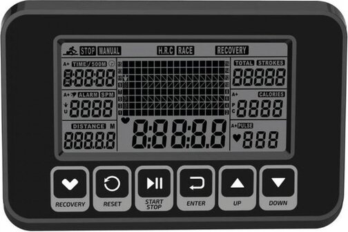 Darwin Roeitrainer RM50 - Waterweerstand - 3 Programma's - 110 kg - Inklapbaar