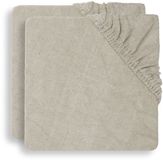Jollein Aankleedkussenhoes Badstof 75x85cm Nougat (2pack)