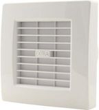 Europlast Badkamerventilator met AUTOMATISCHE SLUITKLEP 100 mm WIT - X100Z