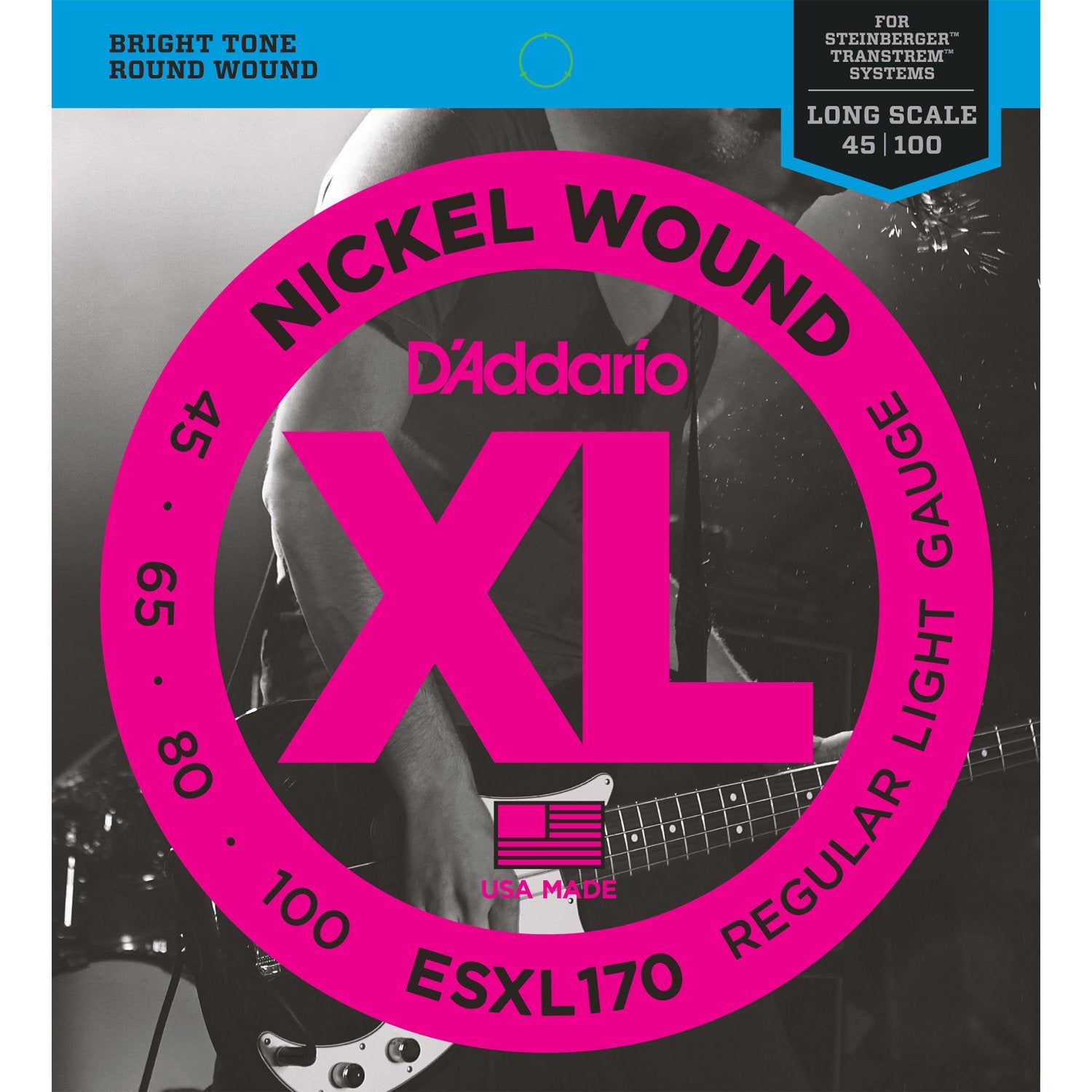 D'Addario EXL170 Electric Bass Guitar Strings