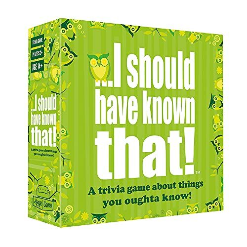 I should have known that. 21000 in Over Dingen Die Je Oughta Weet. Trivia-kaartspel - 5761498541042