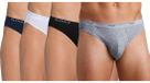 Sloggi Set van 4x Basic Mini Heren Ondergoed Slips - Katoen/Elasthan - Maat 2XL - Navy Blauw