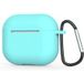 Techsuit Silicone Hoesje voor Apple AirPods 4, Donker Turkoois