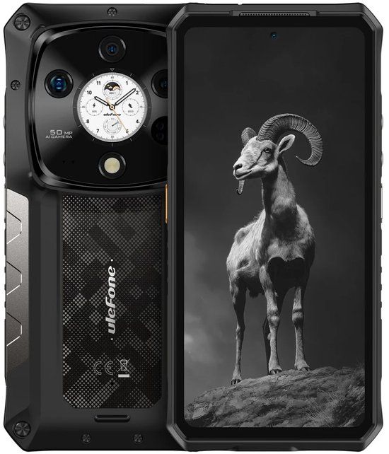 Ulefone Armor 28 PRO 16,9 cm (6.67") Dual SIM Android 14 5G USB Type-C 16 GB 512 GB 10600 mAh Zwart