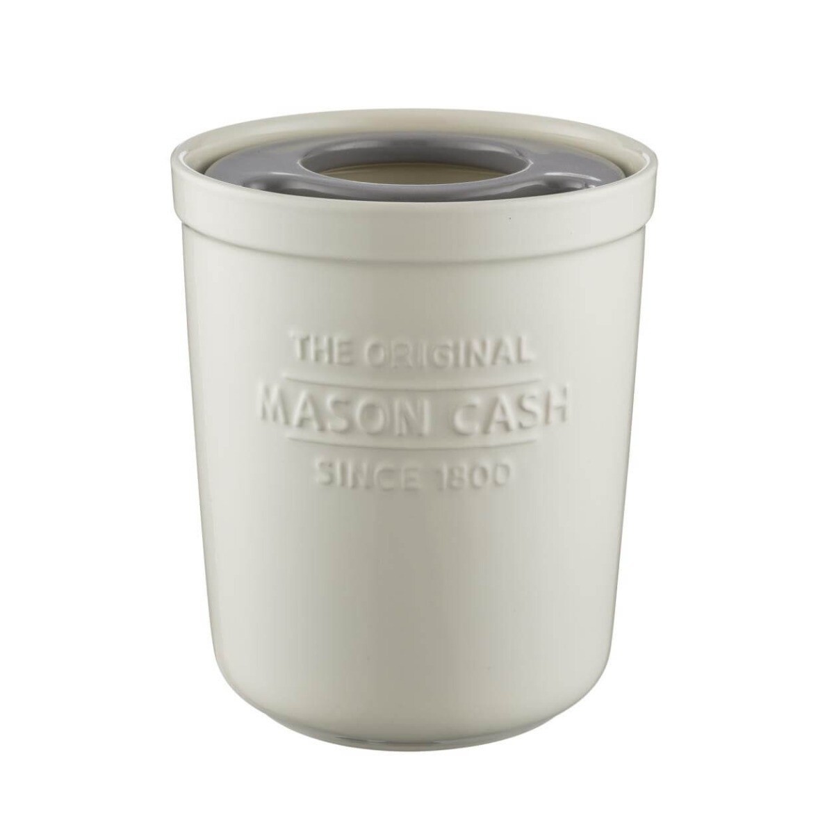 Mason Cash 2-in-1 pollepelpot ø 16 cm aardewerk wit