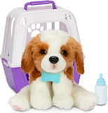 Moose Toys Little Live Pets - My Really Real Puppy Patches - Interactieve Puppy knuffel met hok