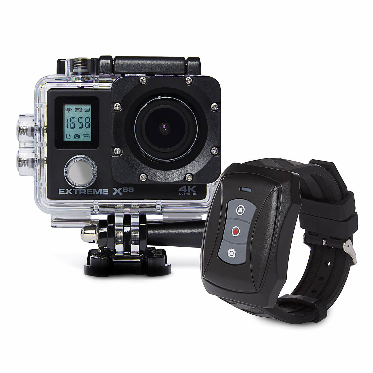 Vizu Extreme X8S WiFi 4K action camera incl. afstandsbediening