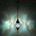 Halay Hanglamp Mozaïek Lamp Oosterse Turkse Marokkaanse Lamp Ø 13 cm Hoogte 53 cm Handgemaakt Blauw