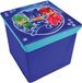 PJ Masks - Opvouwbare opberg poef - Blauw - 30 x 30 x 30 cm