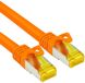 Allteq Cat 7 - S/FTP - Netwerkkabel - Patchkabel - Afgeschermd - 10 Gbps - 20 meter - Oranje