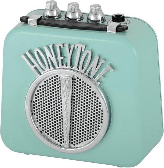 Danelectro Mini Amp Honeytone - N10 AQUA - Turquoise - 1W Guitar Amplifier