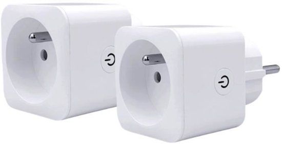 Konyks Set van 2 Stopcontacten Priska FR Wi-Fi + BT 16 A met verbruiksmeter