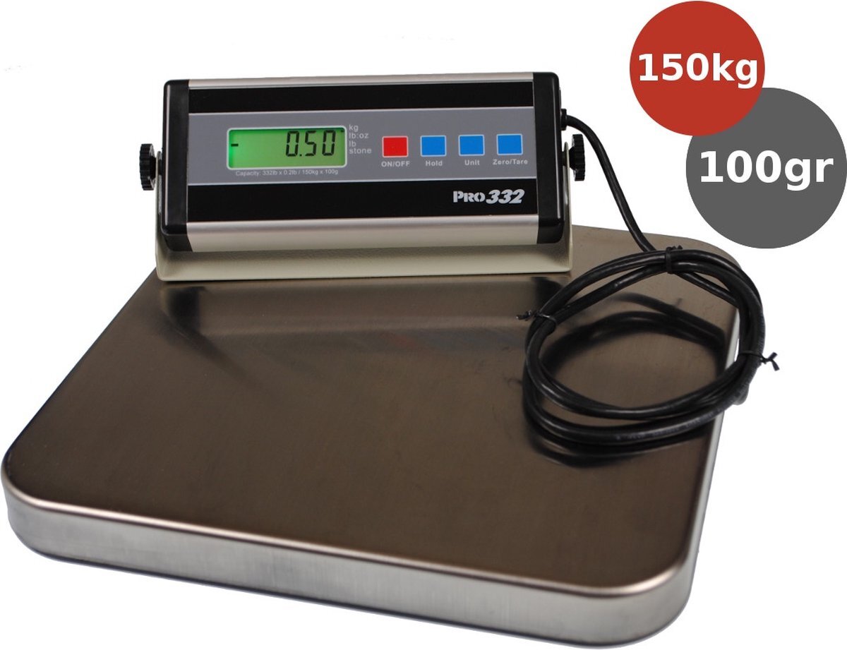 Vloerweegschaal S-hd (heavy duty) - Henk Maas Weegschalen