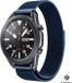 Strap-it Milanese Smartwatch bandje - Geschikt voor Samsung Galaxy Watch 3 45mm - Blauw