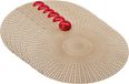 Gerimport Bol Placemats - rond - D40 cm - goud - 6x stuks - kunststof