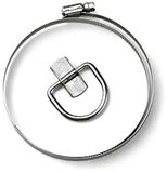 Best Divers Duikfles Bandenset Zilver Polyester