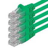 1aTTack.de 0.5m Cat6 UTP Groen Netwerkkabel