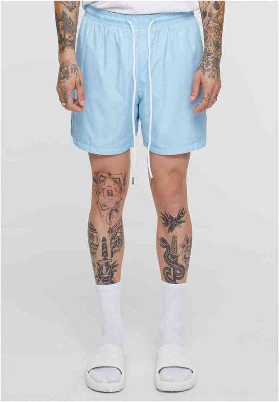 Urban Classics Basic Running Shorts - Men - Blue - XL
