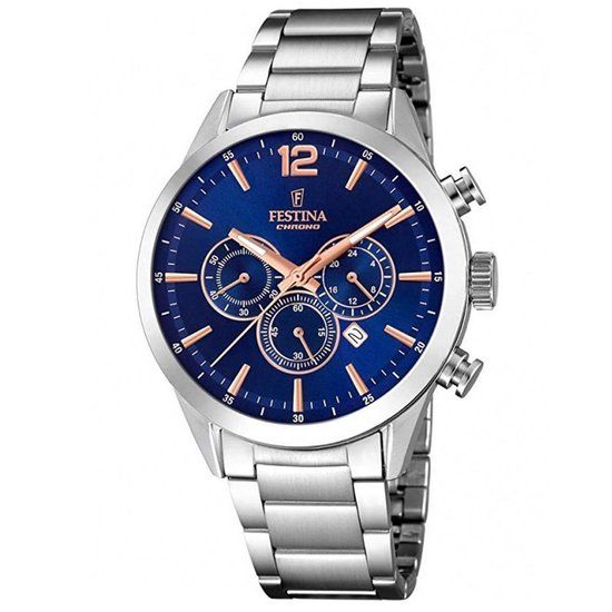 Festina Heren Horloge F20343-9 - Zilver