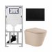 Geberit QeramiQ Dely Toiletset - Mat Zwart