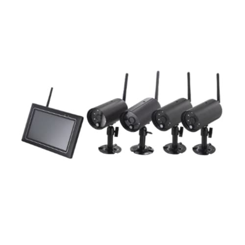 Chacon Kit met 4 draadloze IP-camera's met touchscreen