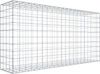 Gabion 200 cm x 100 cm x 40 cm (L x H x P), maille 10 cm x 10 cm, C-ring