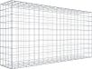 Gabion 200 cm x 100 cm x 40 cm (L x H x P), maille 10 cm x 10 cm, C-ring