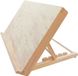 Huttutu chevalet - table à dessin - chevalet de table pour peindre et dessiner - chevalet de bureau en bois réglable - 45x30 cm - bois naturel
