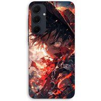 Maniacase Coque Pour Samsung galaxy A35 One piece Luffy énervé art manga anime