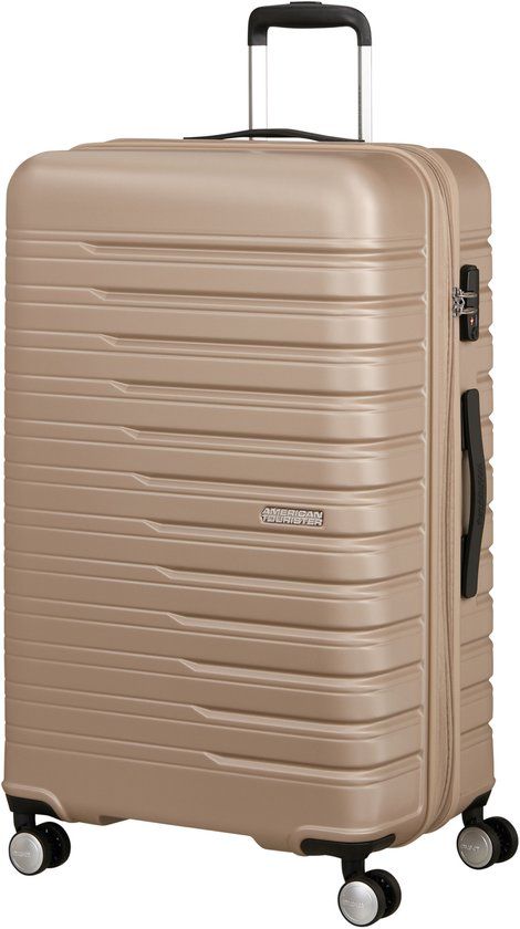 American Tourister Flashline Spinner 78cm Uitbreidbaar - Ivory Gold