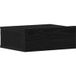 Chêne Noir Table de chevet flottante 40 x 32 x 15 cm Bois d'ingénierie