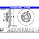 ATE Lot De 2 Disques De Frein 24.0125-0149.1 Audi 4f0 615 301 D