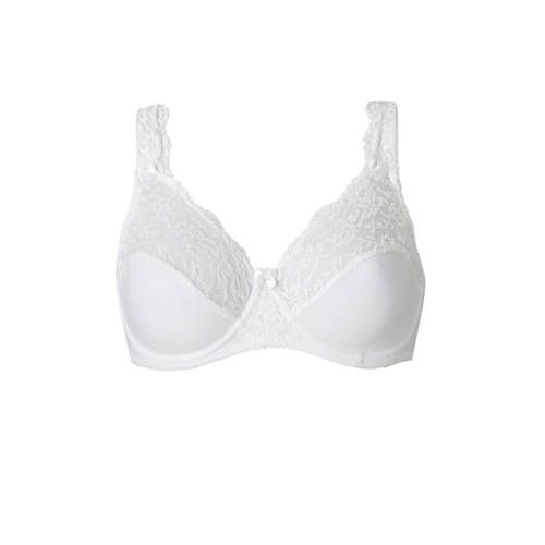 Plaisir +size Beate Beugel-BH met Kant - Wit - Dames