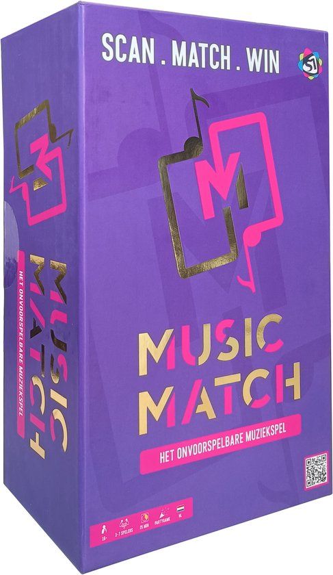 Source 1 Media Music Match - Party Game - Muziekspel