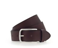 Vanzetti Leren Riem Denim Love 35mm Full Leather Belt W110 Dark Brown Donkerbruin