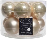KSD Christbaumkugel - Parel Emaille - 60 mm - 10 Stück - Multi
