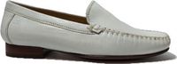 Sioux CAMPINA Instappers Dames Leer Wit/beige Maat 37.5