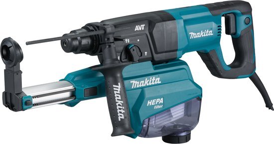 Makita HR2663 Combihamer 800W 2.2J met ingebouwde stofafzuiging + !