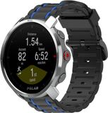 Strap-it Polar Grit X sport gesp band - zwart/blauw