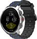 Strap-it Polar Grit X sport gesp band - zwart/blauw