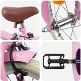 vidaXL Kinderfiets 14 Inch Licht Roze